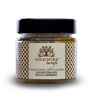 Beli čokoladni namaz s tartufi in jagodo