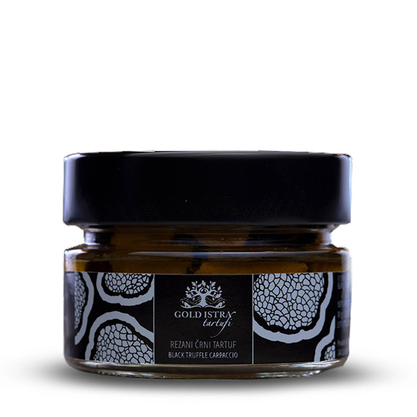 Rezani Črni Tartuf v Oljčnem Olju